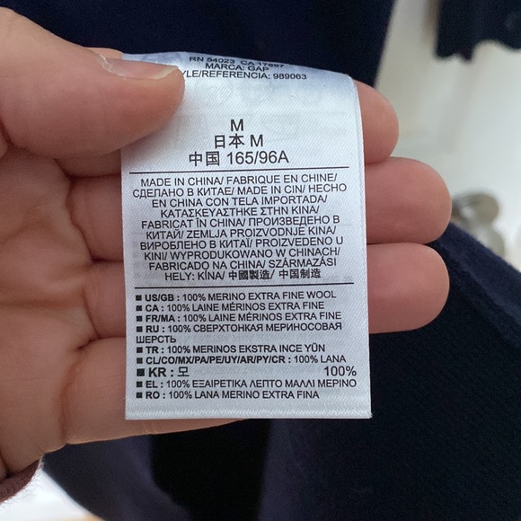 Navy Merino Wool Dress - Picture 4 of 9